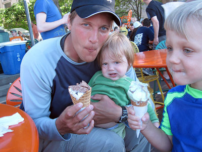 In Madison: first stop, ice cream