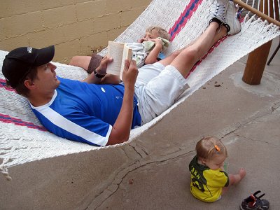 Story time on Father's Day