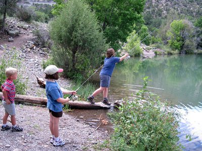 These fish are definitely biting