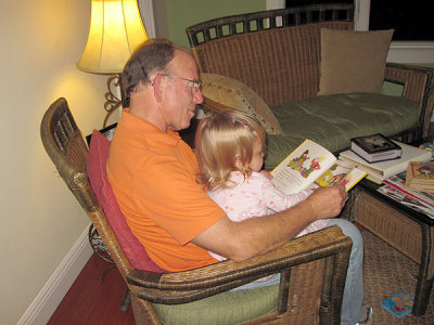Reading with Papa