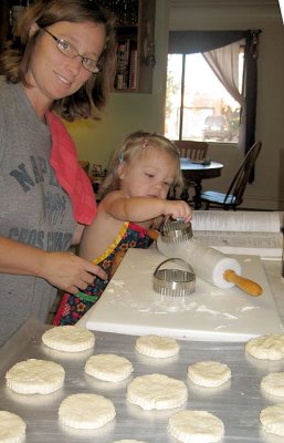 Christmas morning biscuits