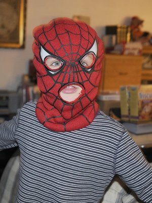 Simon is spiderman