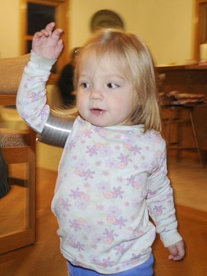 Kristina with slinky accessory