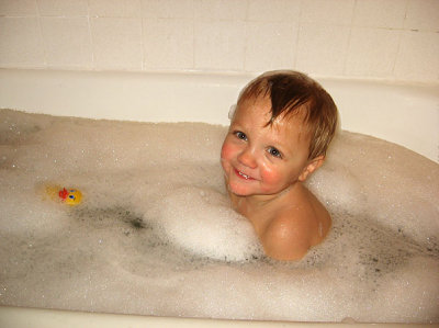 Bubble bath!