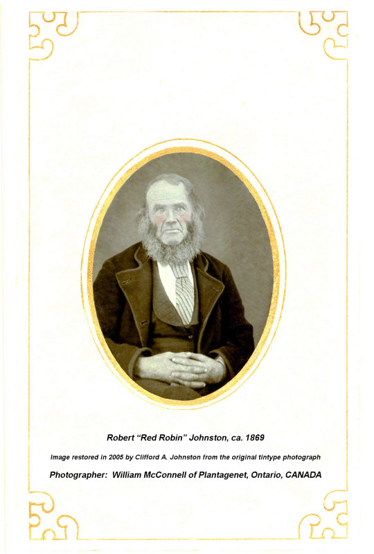 Robert Red Robin Johnston, Sr., (#1)