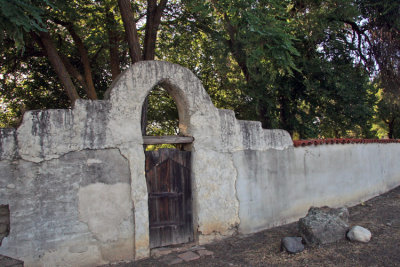 Mission wall and gate