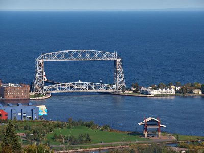The Lift Bridge in Duluth Harbor-Shirley