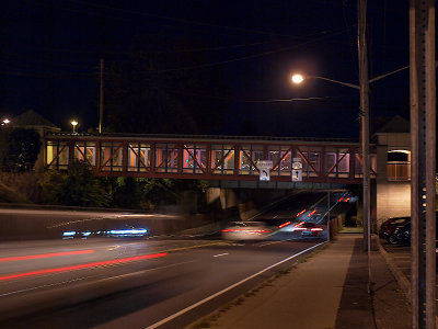 pedestrian bridge- Huntington Station -ArtP