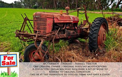 Farmall tractor by Dennis