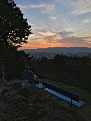 Sunset at Fushimi-Inari by JAF