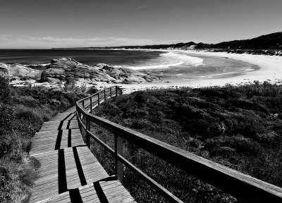 A sweeping beach faraway by Dennis