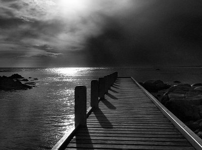 West Cape jetty by Dennis