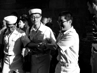 Sailors at port - by endika