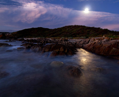 Moonlit West Cape by Dennis