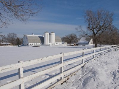 farm in winter - brent