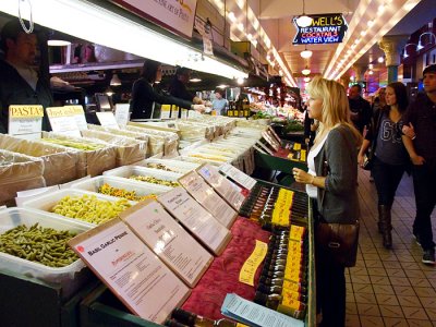 Pike Place Market - pasta store