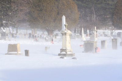 Cemetary Snow