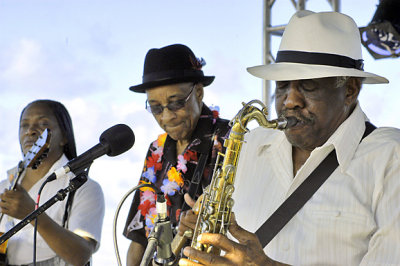 Eddie Vaan Shaw, Hubert Sumlin & Eddie Shaw