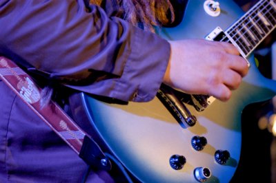 Papa Mali Blue Guitar
