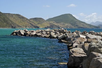 The beach at St. Kitts