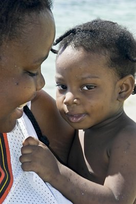 Mother & child - St. Kitts