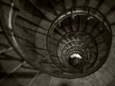 Stairway in The Arc de Triomphe