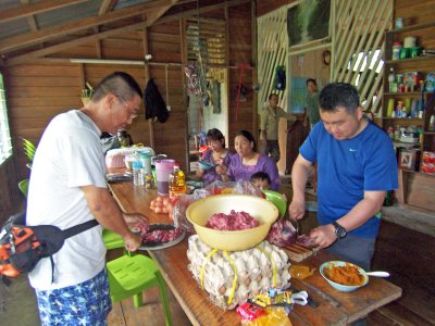 Day 2. Preparing fo a kenduri for the whole kpg