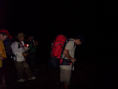 Tourch light is the lifeline. Without it you have to stop and set camp immediately