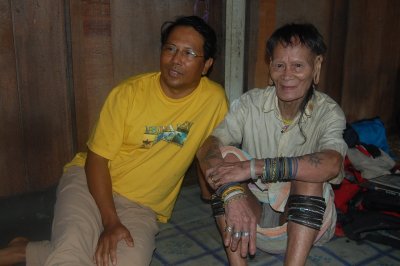 Post with the Penghulu's father.