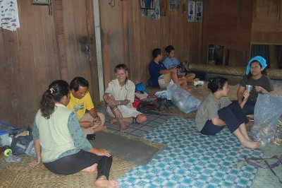We slept in front of the Penghulu rooms.