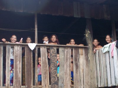 All the ladies in the longhouse.