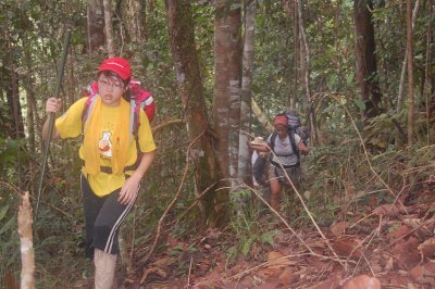 Up to the lastpart of the climb, 1 big climb.