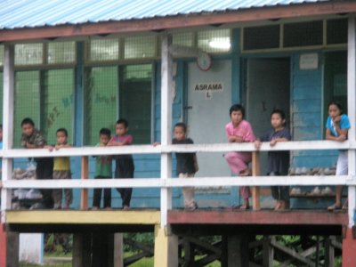 They are dispersed and to their rooms