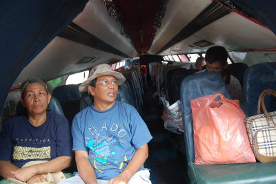 In the Express. It is aircon and cost RM25 ea to Marudi