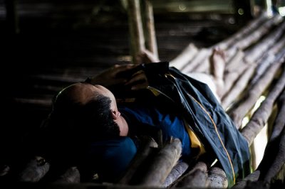Thomas sleeping. He sleep so well that he snored.