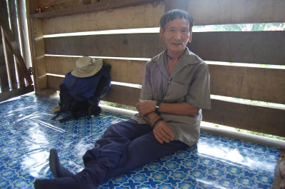 Malong Ulrich aka Raja Langit. Lost his left leg when a tree fall on him