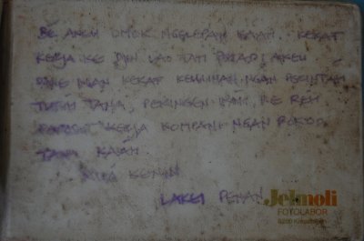 A letter from Lakei Penan to Malang Se'it aka Raja Langit