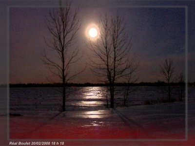 clipse de lune fvrier 2008 - Moon eclipse february 2008