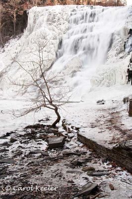 December at Ithaca Falls
