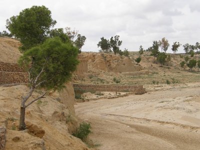 wadi in Sbeitla