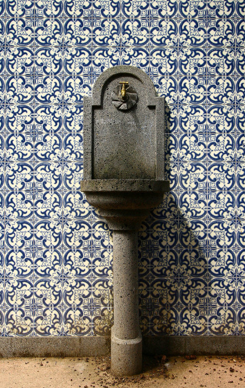 Another with tile background