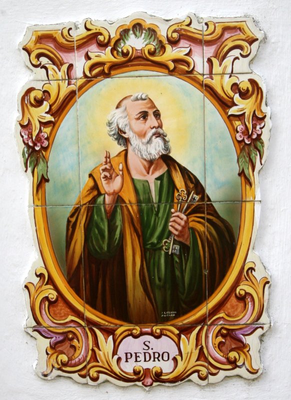 Saint Peter ceramic image