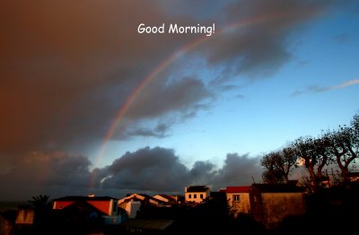 Early morning rainbow