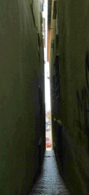 Shoulder width walkway