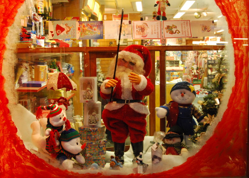 Watching the shoppers
