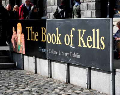 Waiting to see The Book of Kells