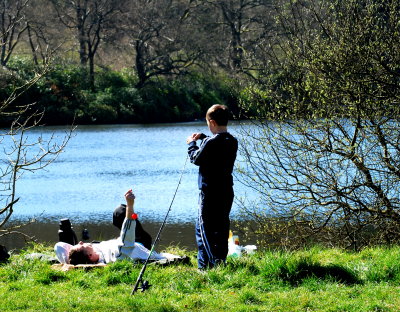 Fishing at  Castlewellan