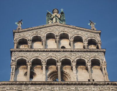 Detail on the roof of Chiesa San Michele