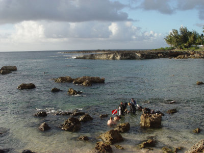 scuba class, Pupukea Beach Park, North Shore