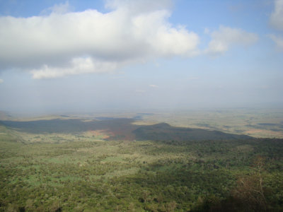 view overlooking the Rift Valley along Nairobi Road